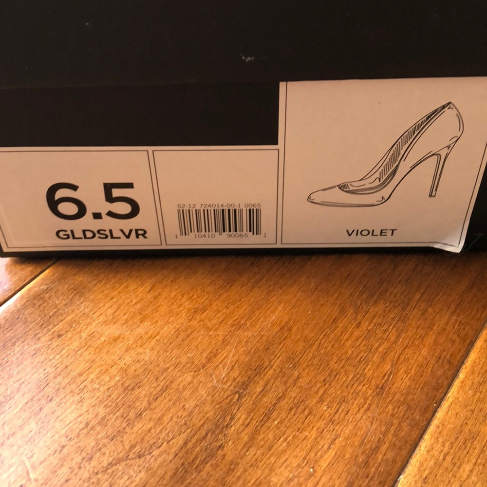 Banana Republic “Violet” Gold/Silver, NEW, 6.5 - Picture 5 of 7